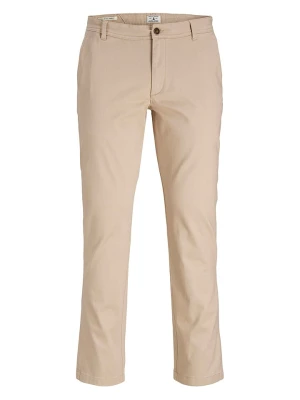 Jack & Jones Spodnie chino w kolorze beżowym rozmiar: W33/L34