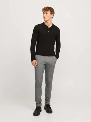 Jack & Jones Spodnie chino w kolorze szarym rozmiar: W32/L34