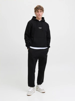 Jack & Jones Spodnie dresowe "Jpdtkane" w kolorze czarnym rozmiar: S
