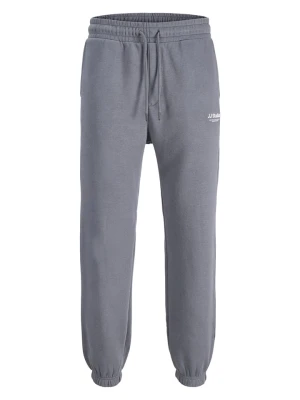 Jack & Jones Spodnie dresowe "Jpdtkane" w kolorze szarym rozmiar: S
