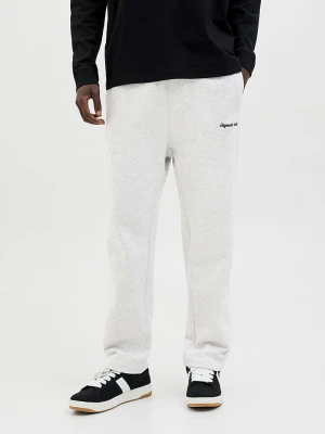Jack & Jones Spodnie dresowe w kolorze jasnoszarym rozmiar: L