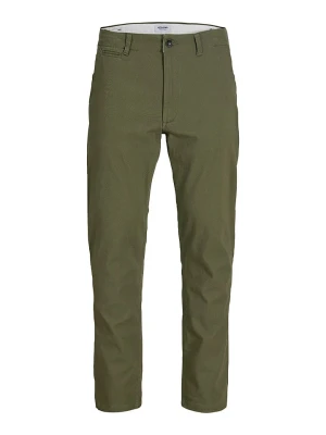 Jack & Jones Spodnie "Marco" w kolorze khaki rozmiar: W34/L32