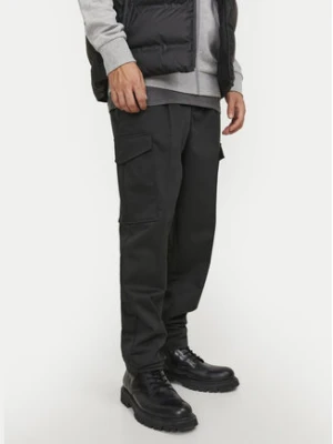 Jack & Jones Spodnie materiałowe Bill 12247358 Czarny Tapered Fit