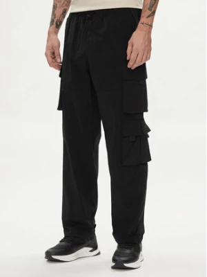 Jack&Jones Spodnie materiałowe Karl 12253626 Czarny Loose Fit