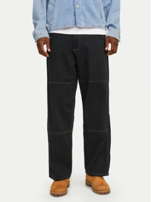 Jack & Jones Spodnie materiałowe Owen 12273515 Czarny Baggy Fit