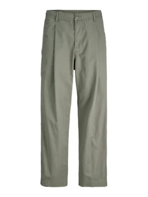 Jack&Jones Spodnie materiałowe Owen Cade 12282385 Zielony Baggy Fit