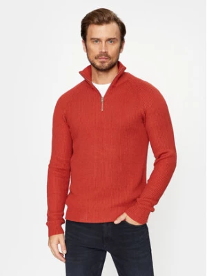 Jack&Jones Sweter 12236308 Czerwony Regular Fit