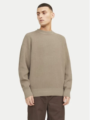 Jack&Jones Sweter 12260041 Beżowy Relaxed Fit