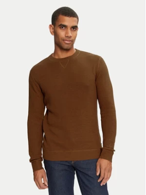 Jack&Jones Sweter 12264668 Brązowy Regular Fit