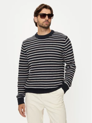 Jack&Jones Sweter Bronx 12264080 Granatowy Regular Fit