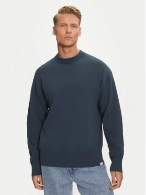 Jack&Jones Sweter Collective 12251556 Granatowy Relaxed Fit