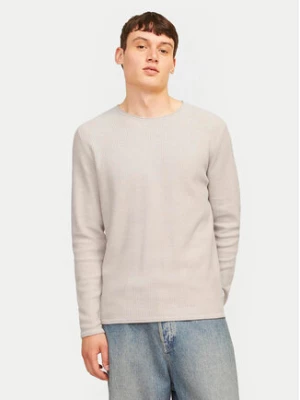 Jack&Jones Sweter Cooper 12258407 Beżowy Regular Fit