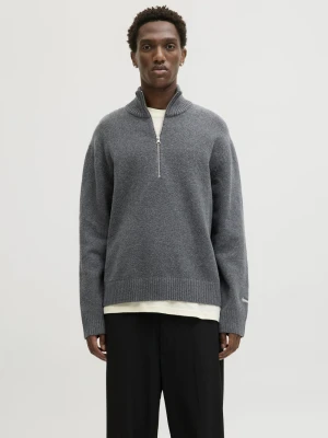 Jack & Jones Sweter damski z dzianiny - Jornorrebro Kobiety Bawełna szary jednolity,