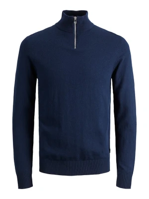 Jack & Jones Sweter "Emil" w kolorze granatowym rozmiar: M