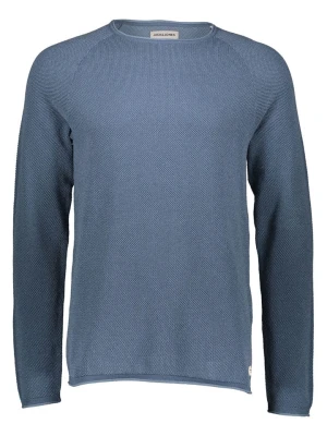 Jack & Jones Sweter "Hill" w kolorze błękitnym rozmiar: L