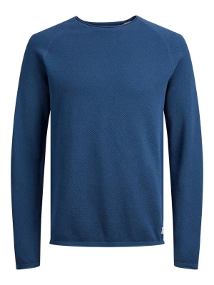 Jack & Jones Sweter "Hill" w kolorze niebieskim rozmiar: L