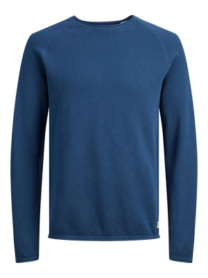 Jack & Jones Sweter "Hill" w kolorze niebieskim rozmiar: S