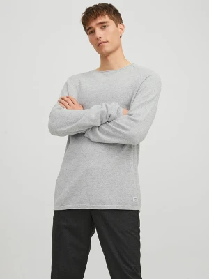Jack & Jones Sweter "Hill" w kolorze szarym rozmiar: XL