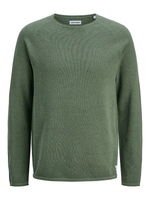 Jack & Jones Sweter "Hill" w kolorze zielonym rozmiar: L