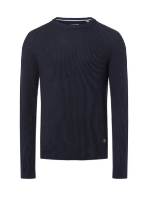 Jack & Jones Sweter - JJPannel Mężczyźni Sztuczne włókno niebieski jednolity,