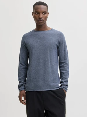 Jack & Jones Sweter Mężczyźni Bawełna niebieski,