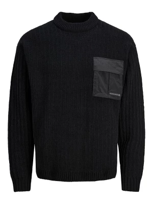 Jack & Jones Sweter "Metro" w kolorze czarnym rozmiar: S