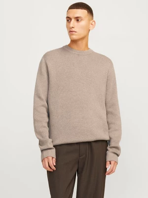 Jack & Jones Sweter "Milano" w kolorze beżowym rozmiar: L