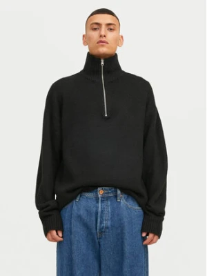 Jack & Jones Sweter Ollie 12241817 Czarny Relaxed Fit