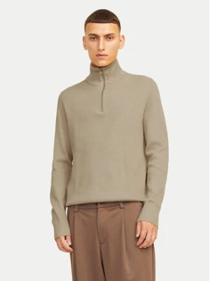 Jack & Jones Sweter Perfect 12257773 Beżowy Regular Fit