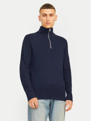 Jack&Jones Sweter Perfect 12257773 Granatowy Regular Fit