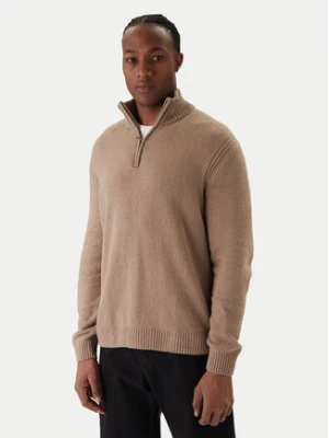 Jack & Jones Sweter Point 12287316 Beżowy Relaxed Fit