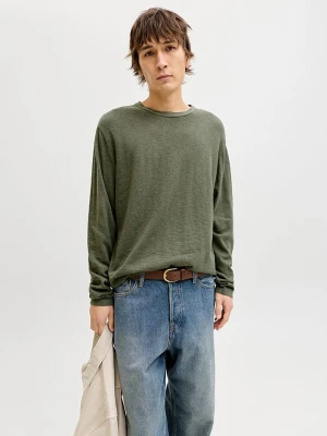 Jack & Jones Sweter "Summer" w kolorze khaki rozmiar: S