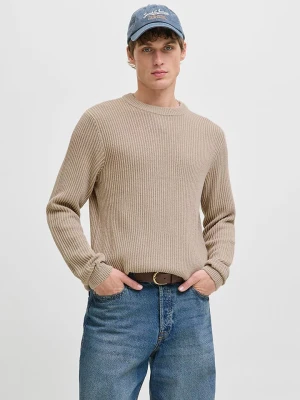 Jack & Jones Sweter w kolorze beżowym rozmiar: M