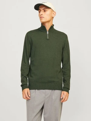 Jack & Jones Sweter w kolorze ciemnozielonym rozmiar: XXL