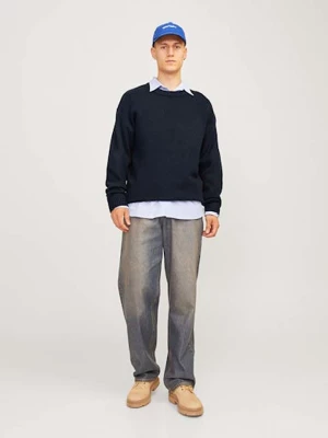 Jack & Jones Sweter w kolorze granatowym rozmiar: M