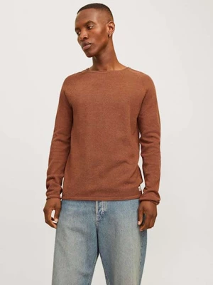 Jack & Jones Sweter w kolorze jasnobrązowym rozmiar: M