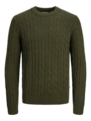Jack & Jones Sweter w kolorze khaki rozmiar: M