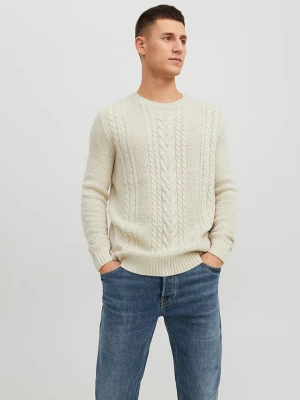 Jack & Jones Sweter w kolorze kremowym rozmiar: S