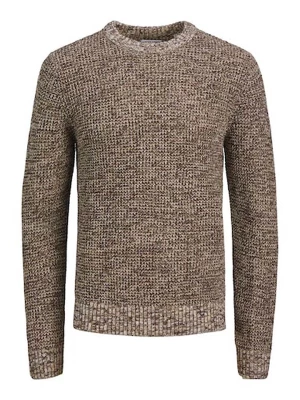 Jack & Jones Sweter w kolorze szarobrązowym rozmiar: XL