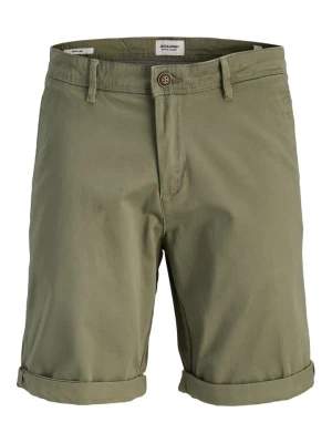 Jack & Jones Szorty "Bowie" w kolorze ciemnozielonym rozmiar: M