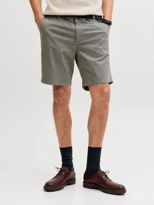 Jack & Jones Szorty chino "Stace" w kolorze szarym rozmiar: XL