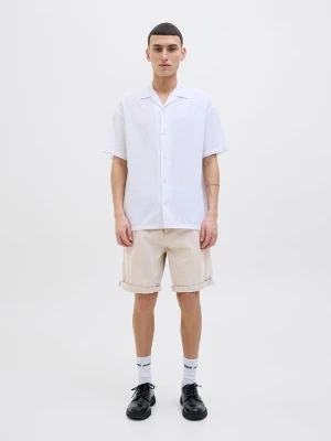Jack & Jones Szorty chino w kolorze beżowym rozmiar: L