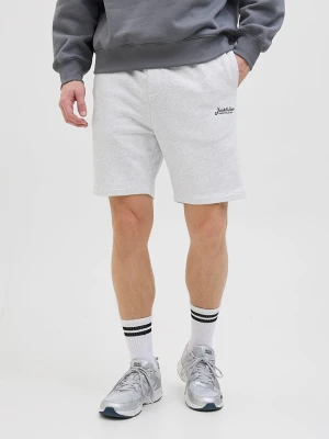 Jack & Jones Szorty dresowe "Gordon" w kolorze białym rozmiar: M