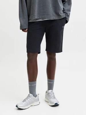 Jack & Jones Szorty dresowe "Gordon" w kolorze czarnym rozmiar: XL