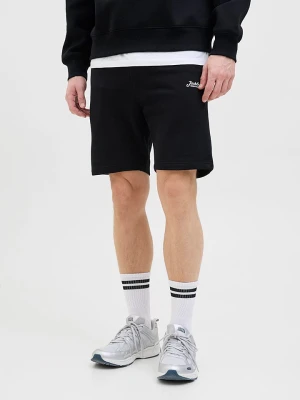 Jack & Jones Szorty dresowe "Gordon" w kolorze czarnym rozmiar: L