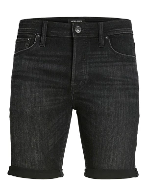 Jack & Jones Szorty dżinsowe "Rick" w kolorze czarnym rozmiar: L