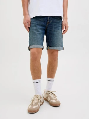 Jack & Jones Szorty dżinsowe "Rick" w kolorze granatowym rozmiar: XL