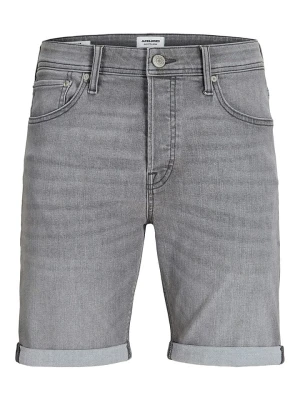 Jack & Jones Szorty dżinsowe "Rick" w kolorze szarym rozmiar: M