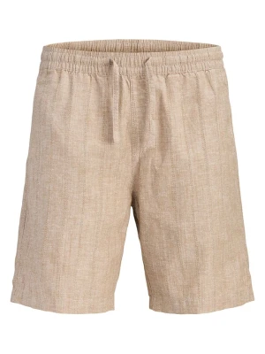 Jack & Jones Szorty "Jaiden" w kolorze beżowym rozmiar: M