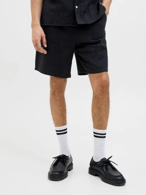 Jack & Jones Szorty "Jaiden" w kolorze czarnym rozmiar: L